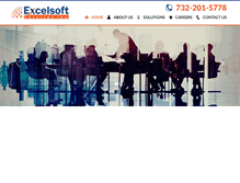 Tablet Screenshot of excelsoftservices.com